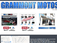 Tablet Screenshot of grammont-motos.com